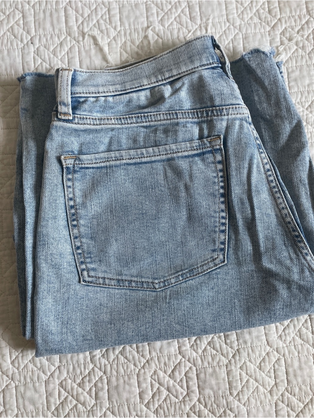 Banana Republic cropped wide leg jean - Light Wash Women's Jeans